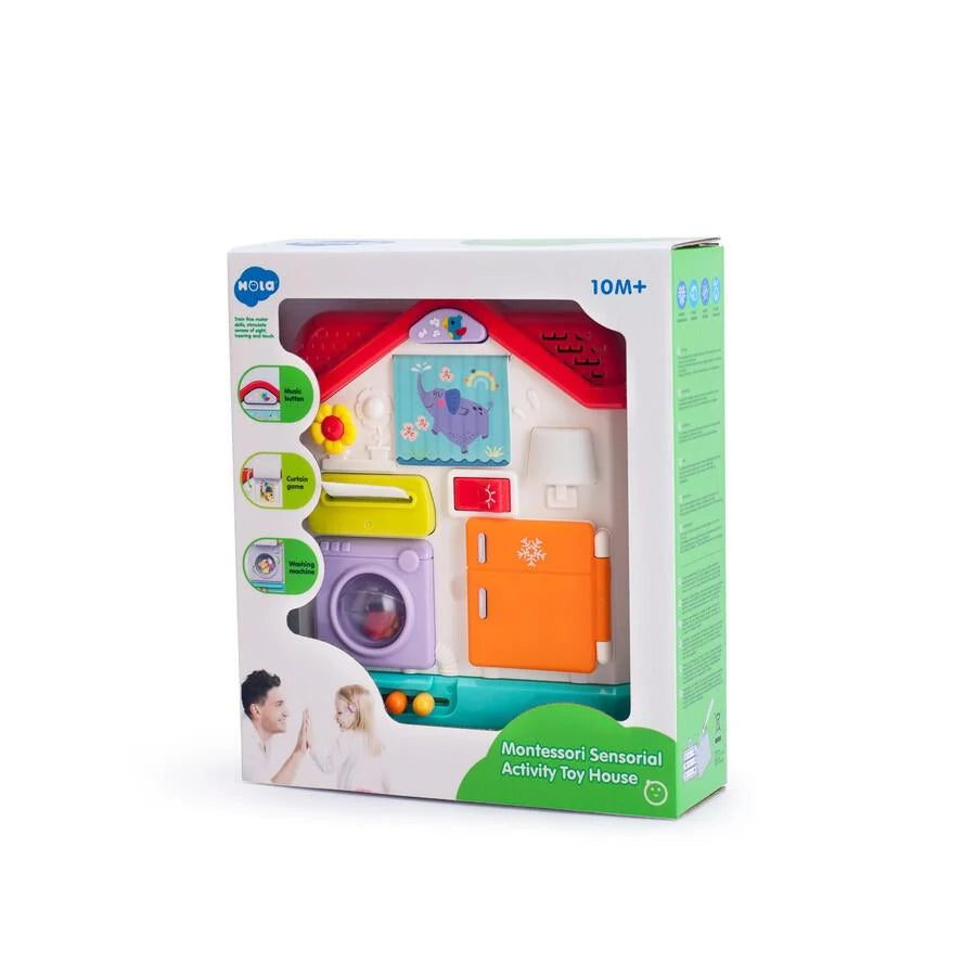 HOLA Montessori Sensorial Activity Toy House