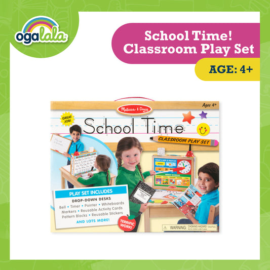 Melissa & Doug School Time! Classroom Play Set