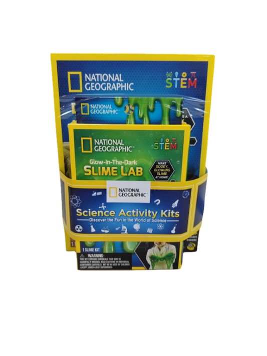 Nat Geo Science Kit 3 - Slime Science + Dino Dig Kit Bundle