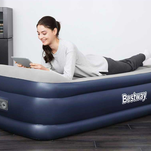 Bestway Tritech Home Air Bed with built in AC Pump (Twin Size)