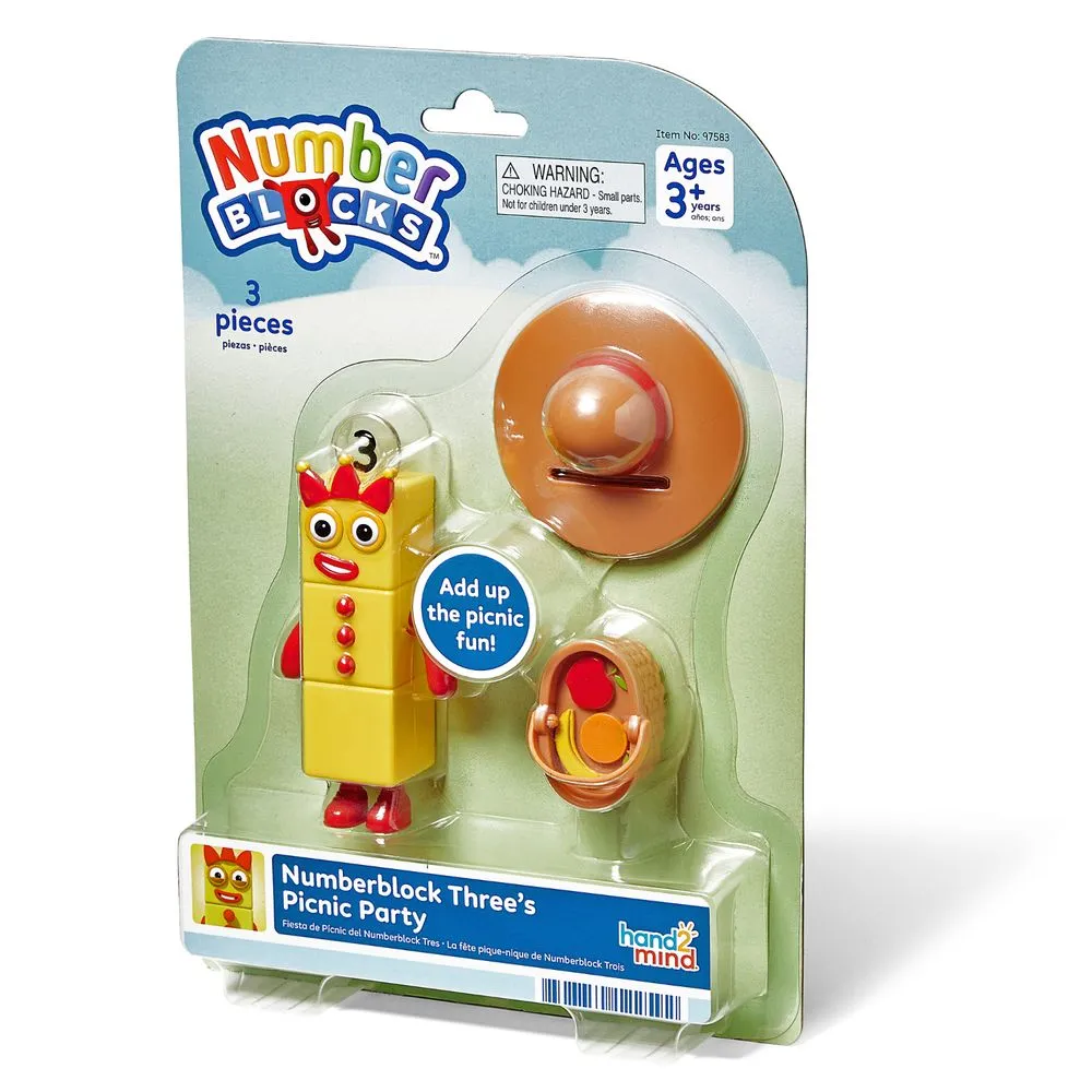 LEARNING RESOURCES NUMBERBLOCK THREE'S PICNIC PARTY