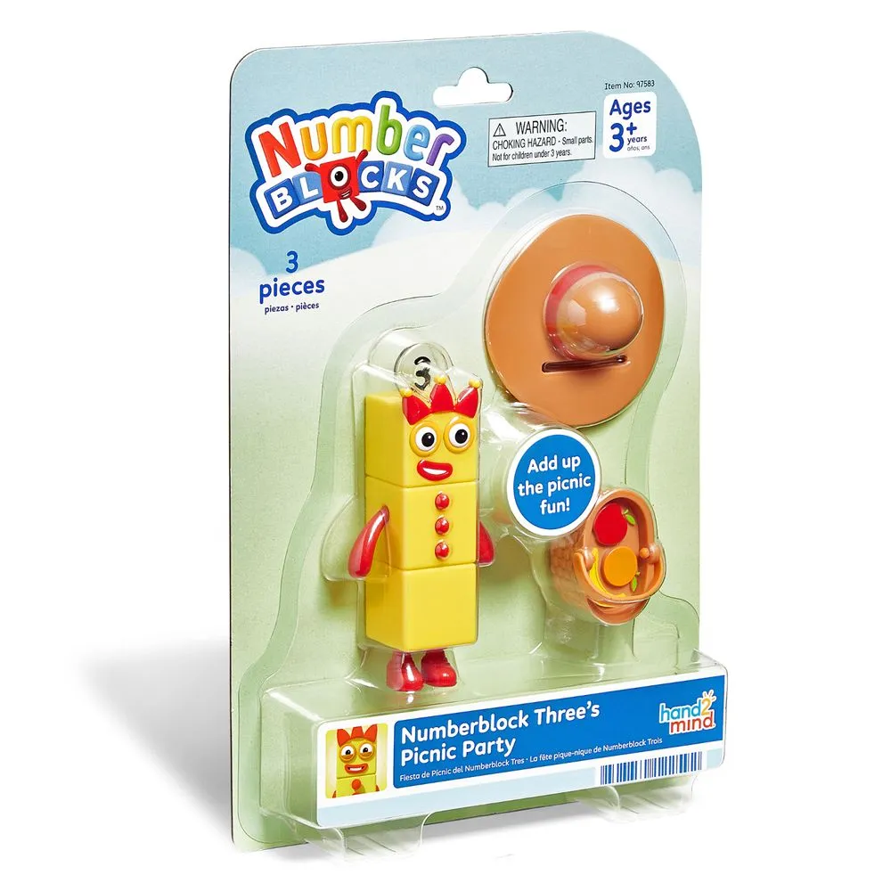 LEARNING RESOURCES NUMBERBLOCK THREE'S PICNIC PARTY
