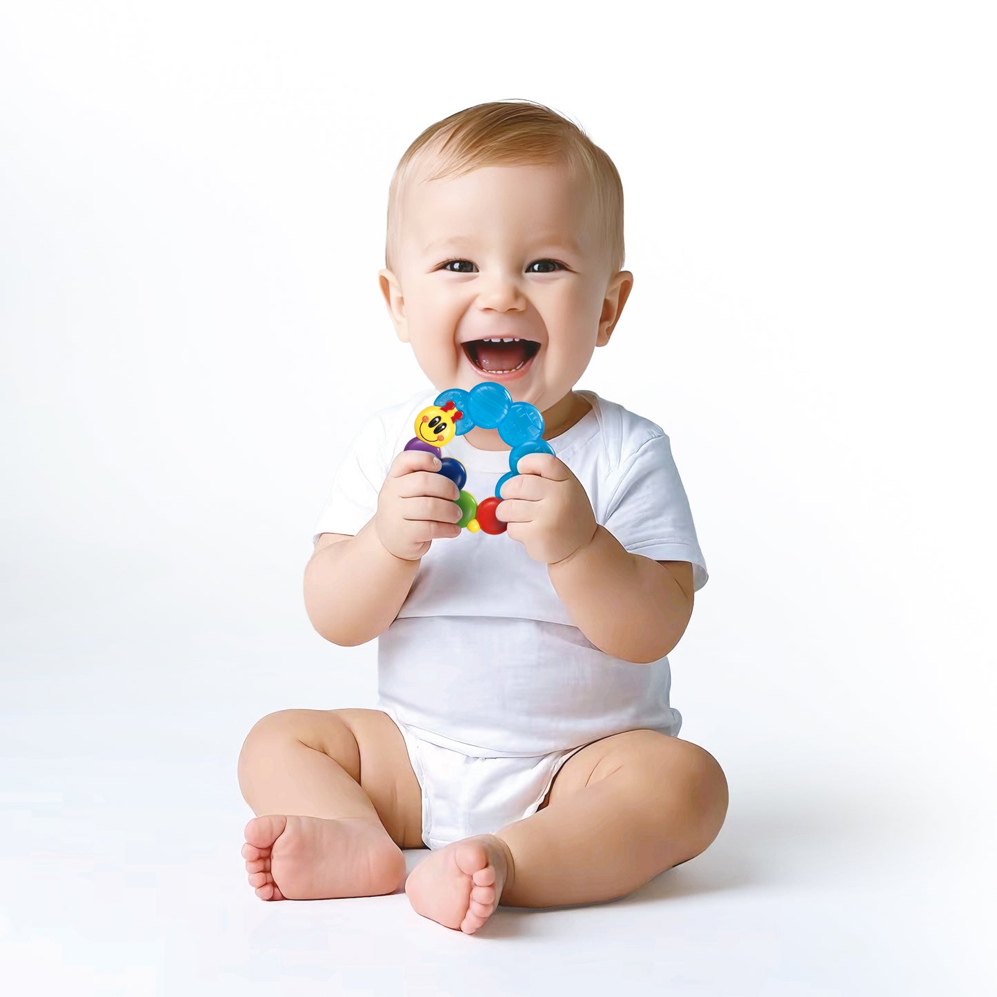 Hola Rattle Teether Fun