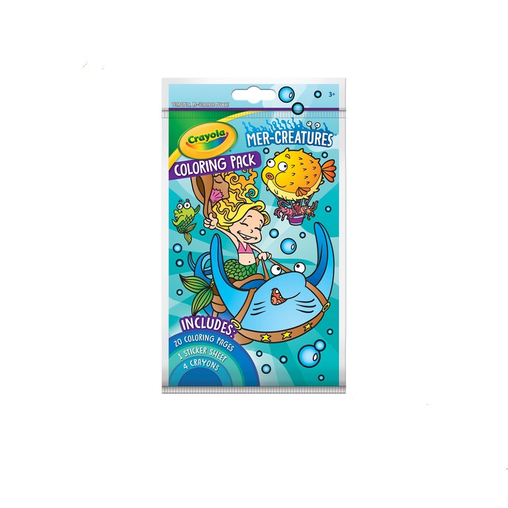 Crayola Pop-Out Pack - Mermaid Creature - 18PK