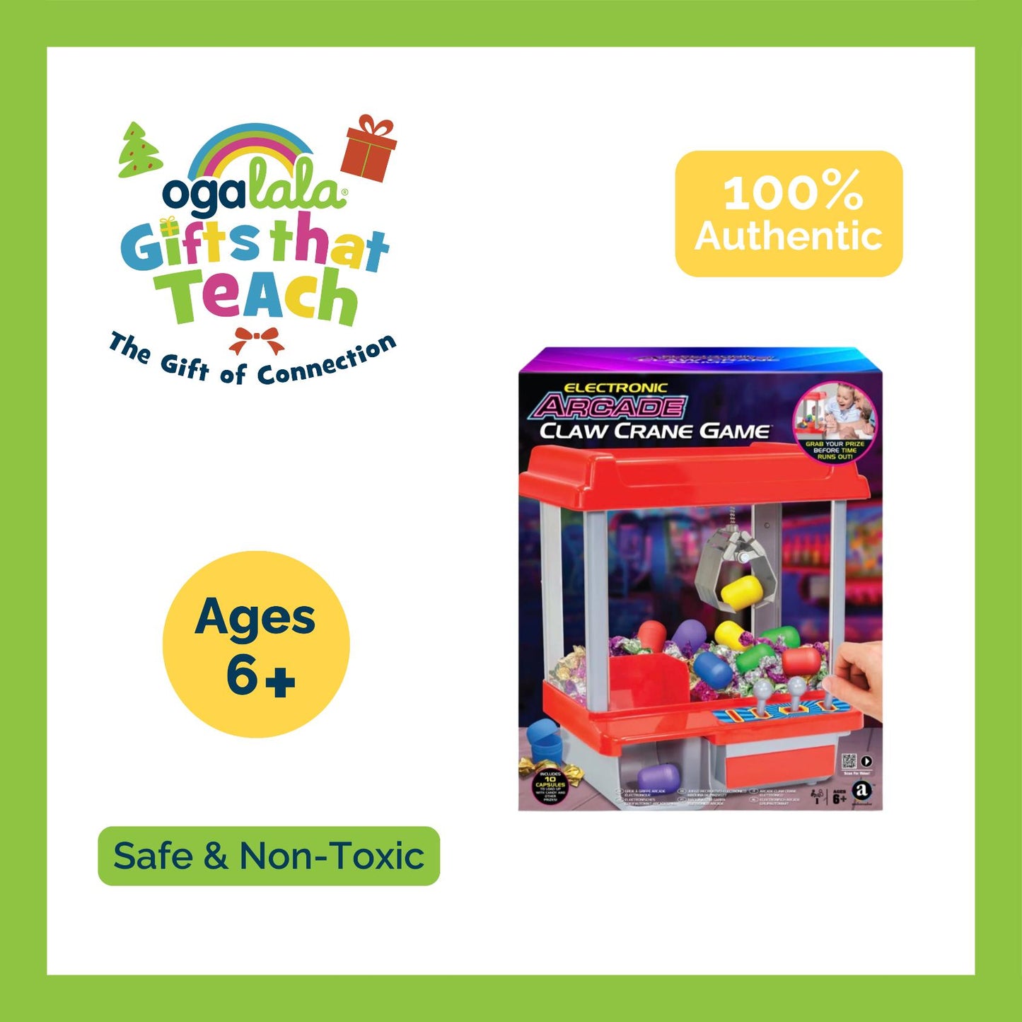 Merchant Ambassador Arcade Claw Crane – 3 Joystick Version