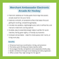 Merchant Ambassador Electronic Arcade Air Hockey