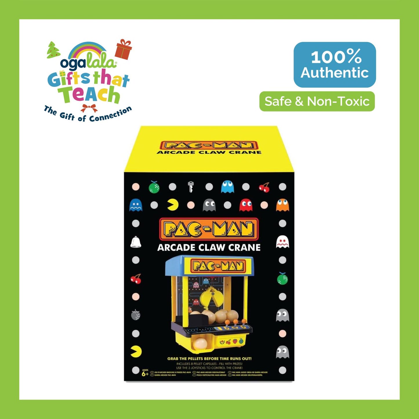 Merchant Ambassador Pac-Man Arcade Claw Crane