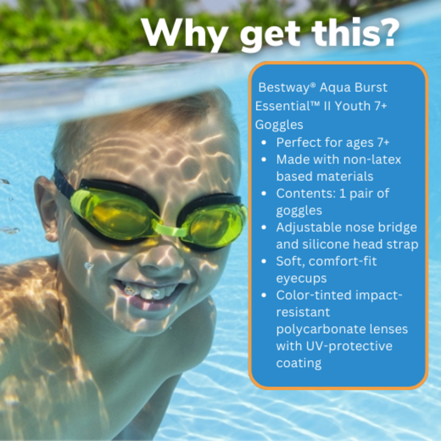 Bestway Hydro-Swim™ Focus Goggles