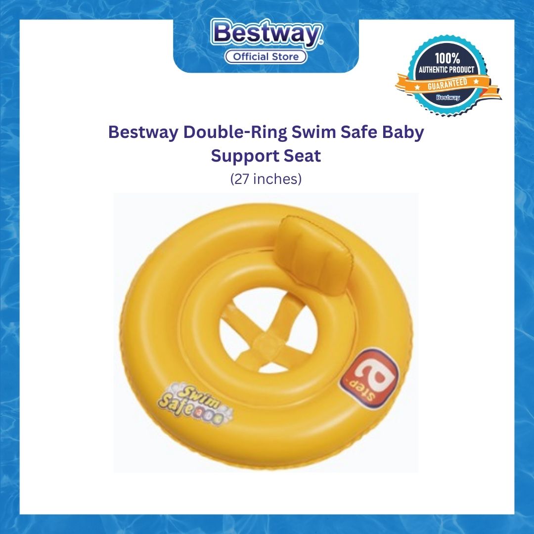 Bestway Double-Ring Swim Safe Baby Support Seat (27 inches) (GWP)
