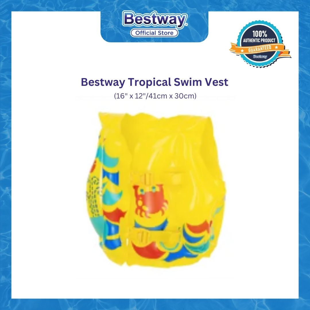 Bestway Tropical Swim Vest 16" x 12"/41cm x 30cm