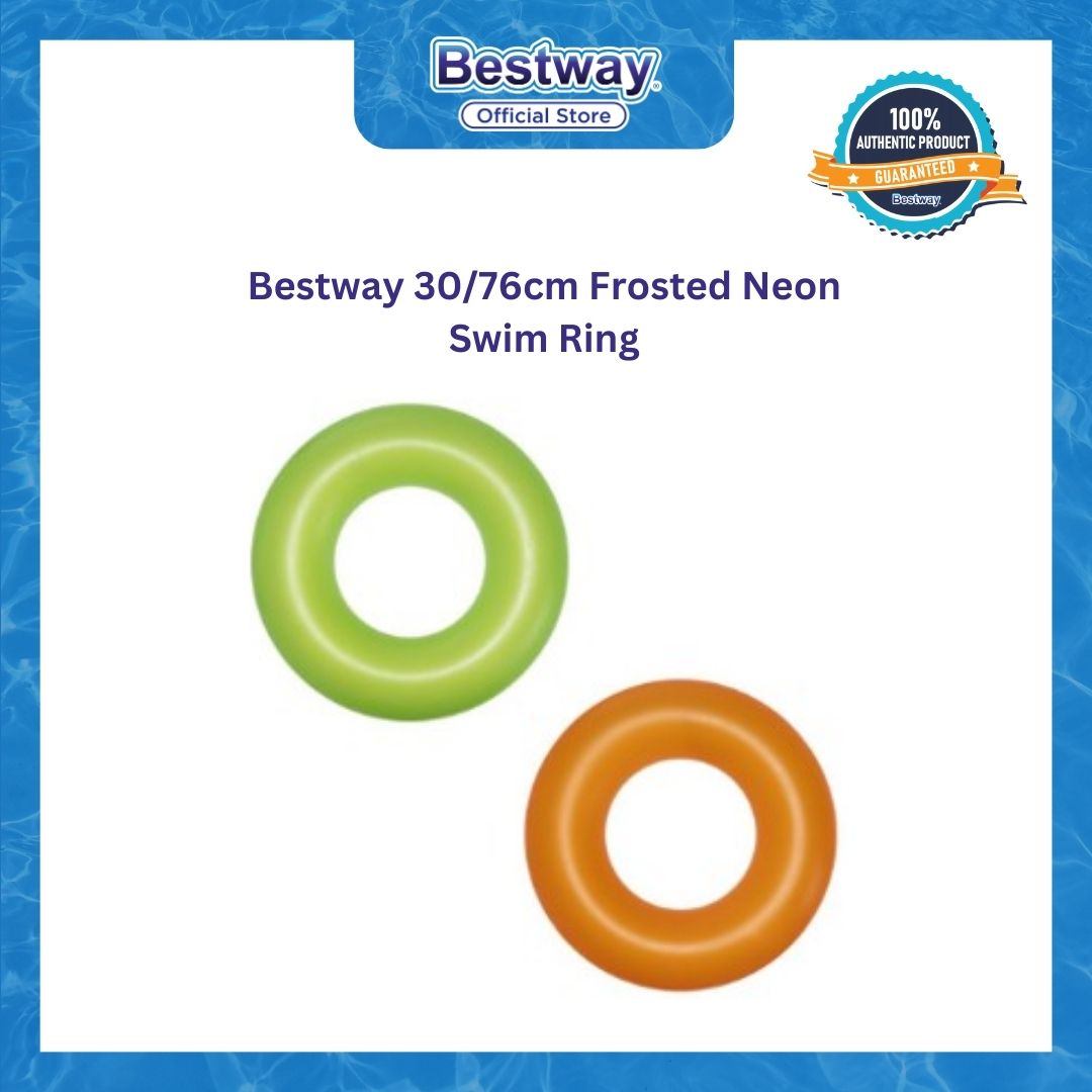 Bestway 30/76cm Frosted Neon Swim Ring