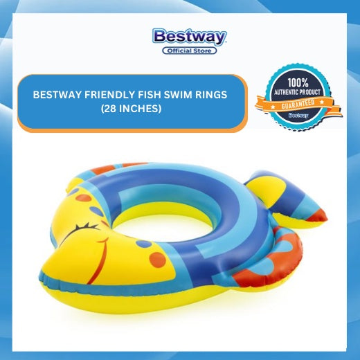 Bestway Friendly Fish Swim Rings (28 inches)