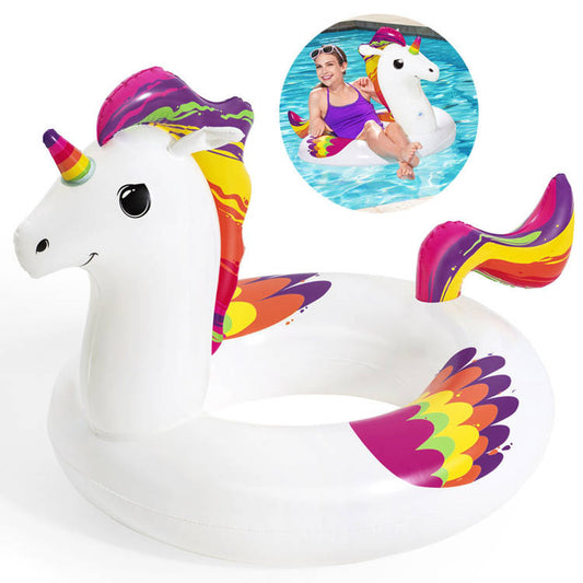Bestway 47" x 36"/119cm x 91cm Fantasy Unicorn Swim Ring