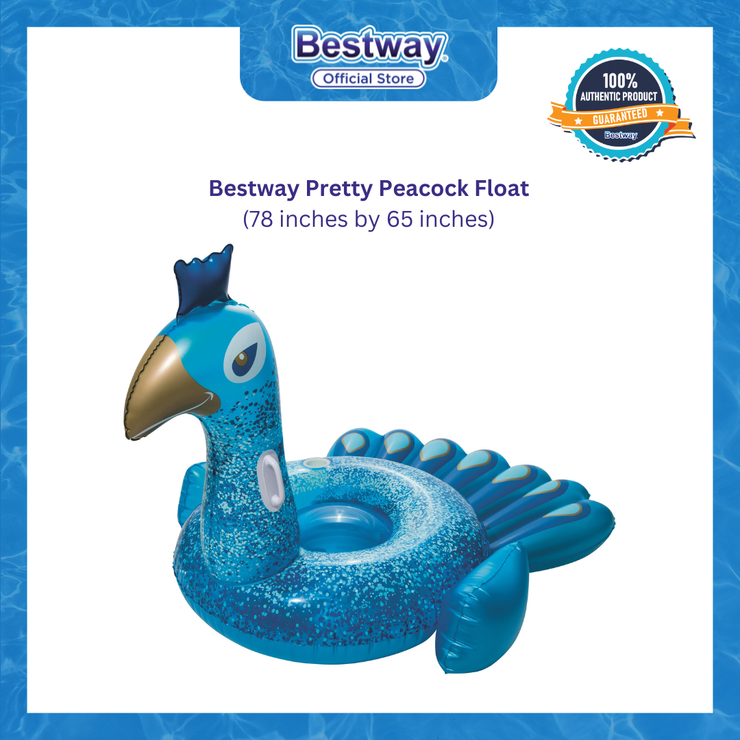 Bestway Pretty Peacock Float (78 inches by 65 inches)