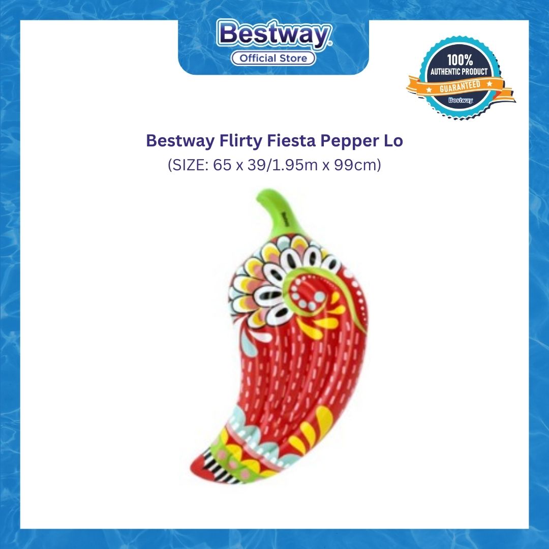 Bestway 65 x 39/1.95m x 99cm Flirty Fiesta Pepper Lounge