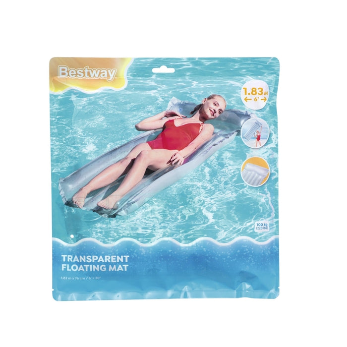 Bestway 72 x 30/1.83m x 76cm Deluxe Comfort Transparent Mat