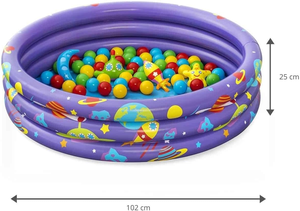Bestway ?40" x H10"/?1.02m x H25cm Intergalactic Surprise Ball Pit