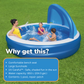 Bestway 7'11" x 7'11" x 55"/2.41m x 2.41m x 1.40m Summer Days Family Pool