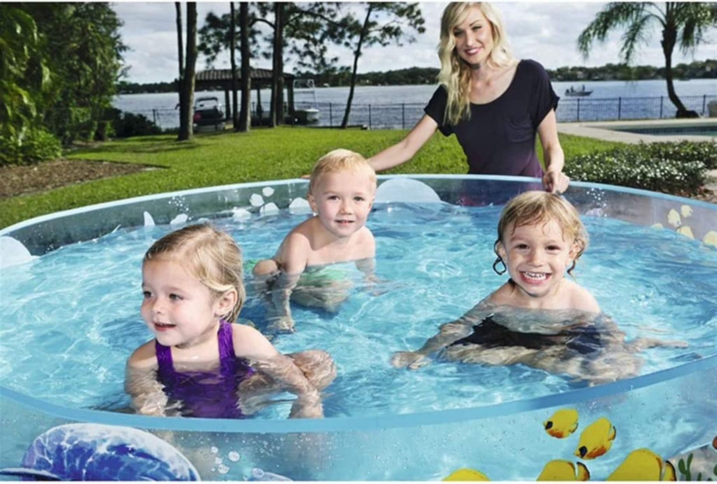 Bestway Sparkling Sea Swimming Pool (48 inches by 48 inches by 10 inches)