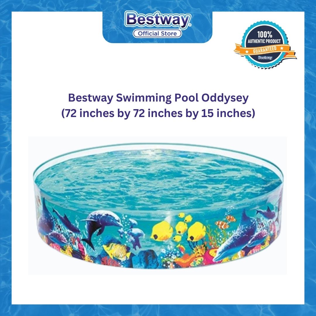 Bestway Swimming Pool Oddysey (72 inches by 72 inches by 15 inches)