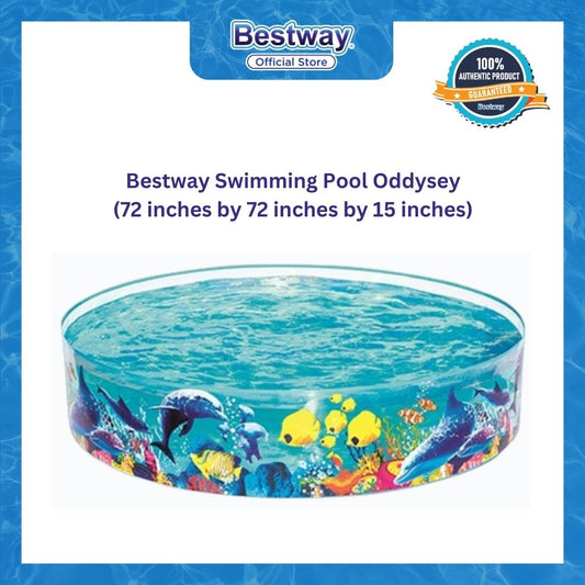 Bestway Swimming Pool Oddysey (72 inches by 72 inches by 15 inches)