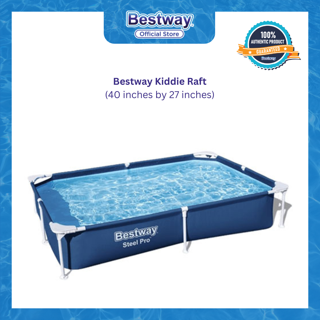 Bestway Steel Pro Frame Swimming Pool Set (7.25 ft x 5 ft x 1.5 ft)