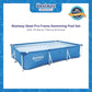 Bestway Steel Pro Frame Swimming Pool Set (10 feet by 7 feet by 26 inches)