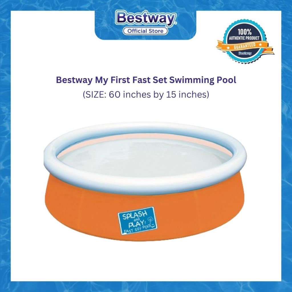 Bestway My First Fast Set Swimming Pool (60 inches by 15 inches)