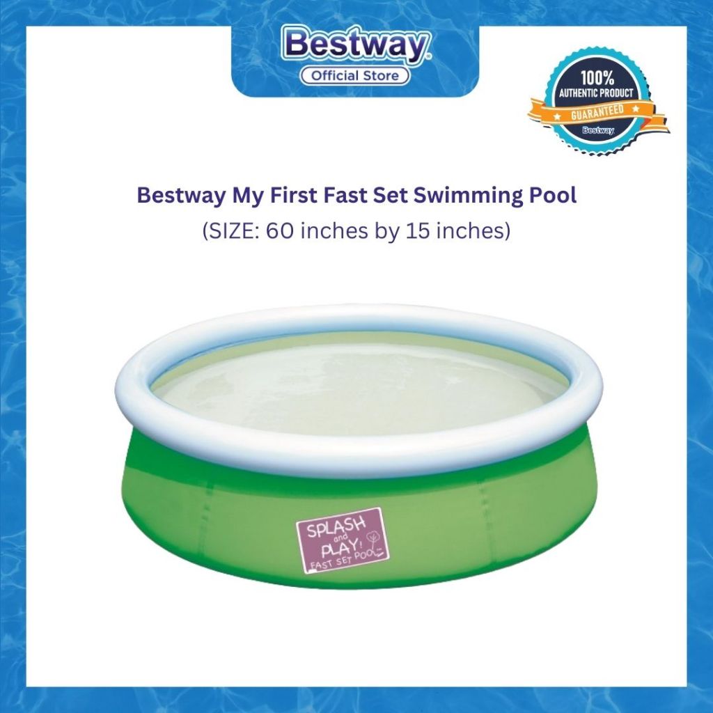 Bestway My First Fast Set Swimming Pool (60 inches by 15 inches)