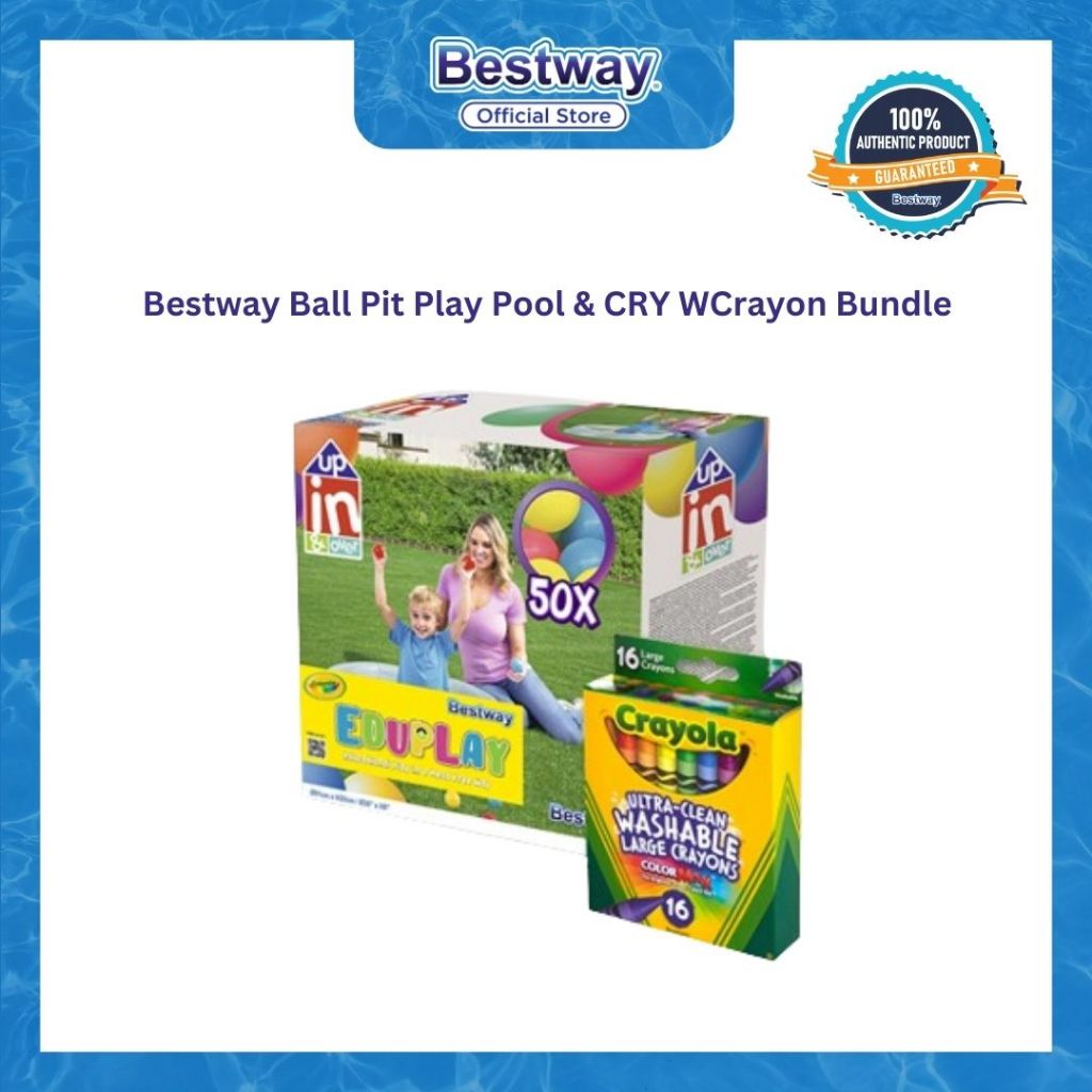 Bestway Ball Pit Play Pool & CRY WCrayon Bundle