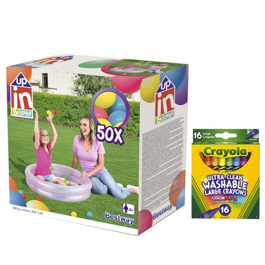 Bestway Ball Pit Play Pool & CRY WCrayon Bundle