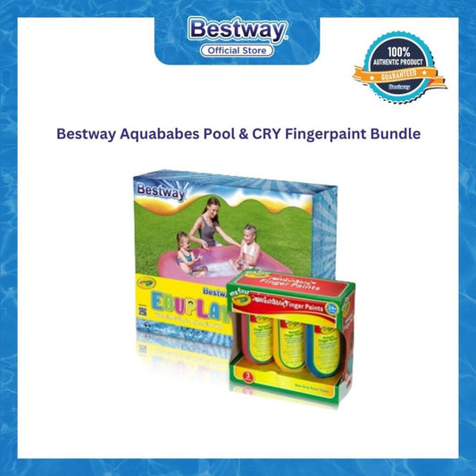 Bestway Aquababes Pool & CRY Fingerpaint Bundle