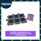 Ogapets Brightkins Talking Pet Button Mat - Durable, Pet-safe Foam, 6-Button Mat &1 sheet Customizable Labels