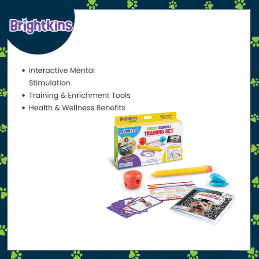 Ogapets Brightkins Pooch School Training Set - Family-Friendly Kit with Interactive Toys & Professional-Grade Tools for Dog Commands
