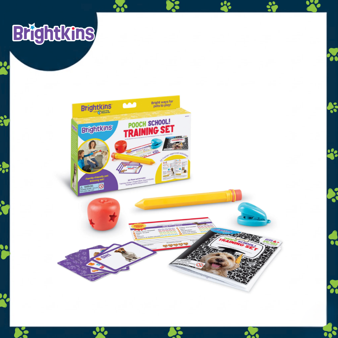Ogapets Brightkins Pooch School Training Set - Family-Friendly Kit with Interactive Toys & Professional-Grade Tools for Dog Commands