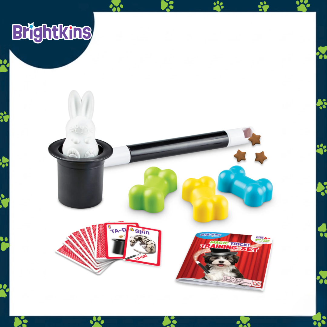 Ogapets Brightkins Magic Trick Training Set - Family-Friendly with 10 Tricks, Toys, and Tools for Fun and Interactive Sessions