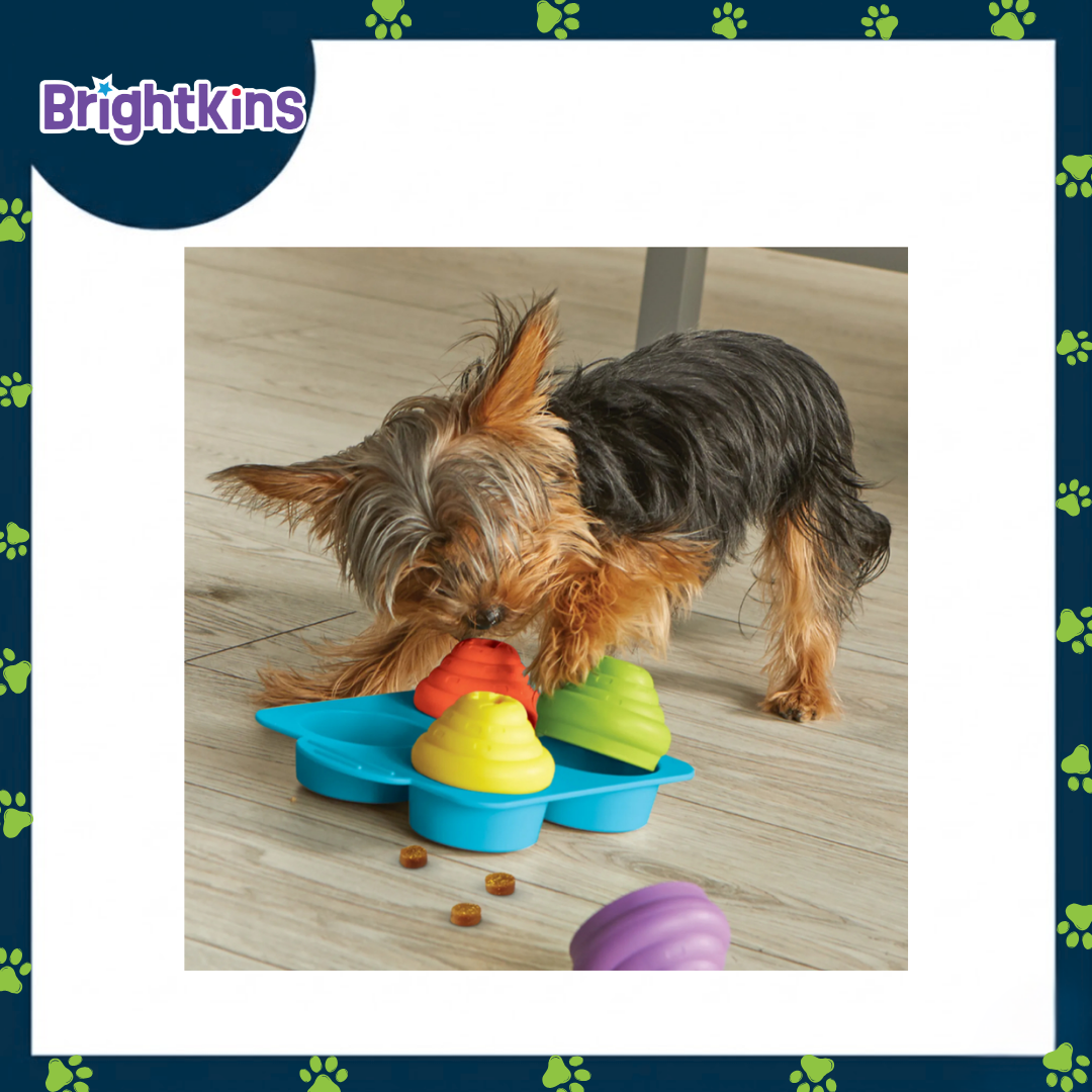Ogapets Brightkins Cupcake Party Treat Puzzle - BPA-Free Materials, & Easy to Clean  with Removable Cupcake Toppers