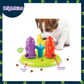Ogapets Brightkins Spinning Hydrants Treat Puzzle - Durable, Pet-safe Materials, Easy to Clean for Dogs All Sizes