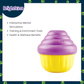 Ogapets Brightkins Large Cupcake Treat Dispenser - Interactive Puzzle Toy with Mental Stimulation and Slow Feeding, BPA-Free & Easy to Clean