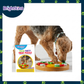 Ogapets Brightkins Pizza Party Treat Puzzle - Interactive Dog Toy with 12 Hidden Compartments for Mental Stimulation and Slow Feeding