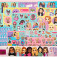 BESTIES Mega sticker set 26x35,5cm over 300 pcs-14 sheets