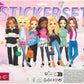 BESTIES Mega sticker set 26x35,5cm over 300 pcs-14 sheets