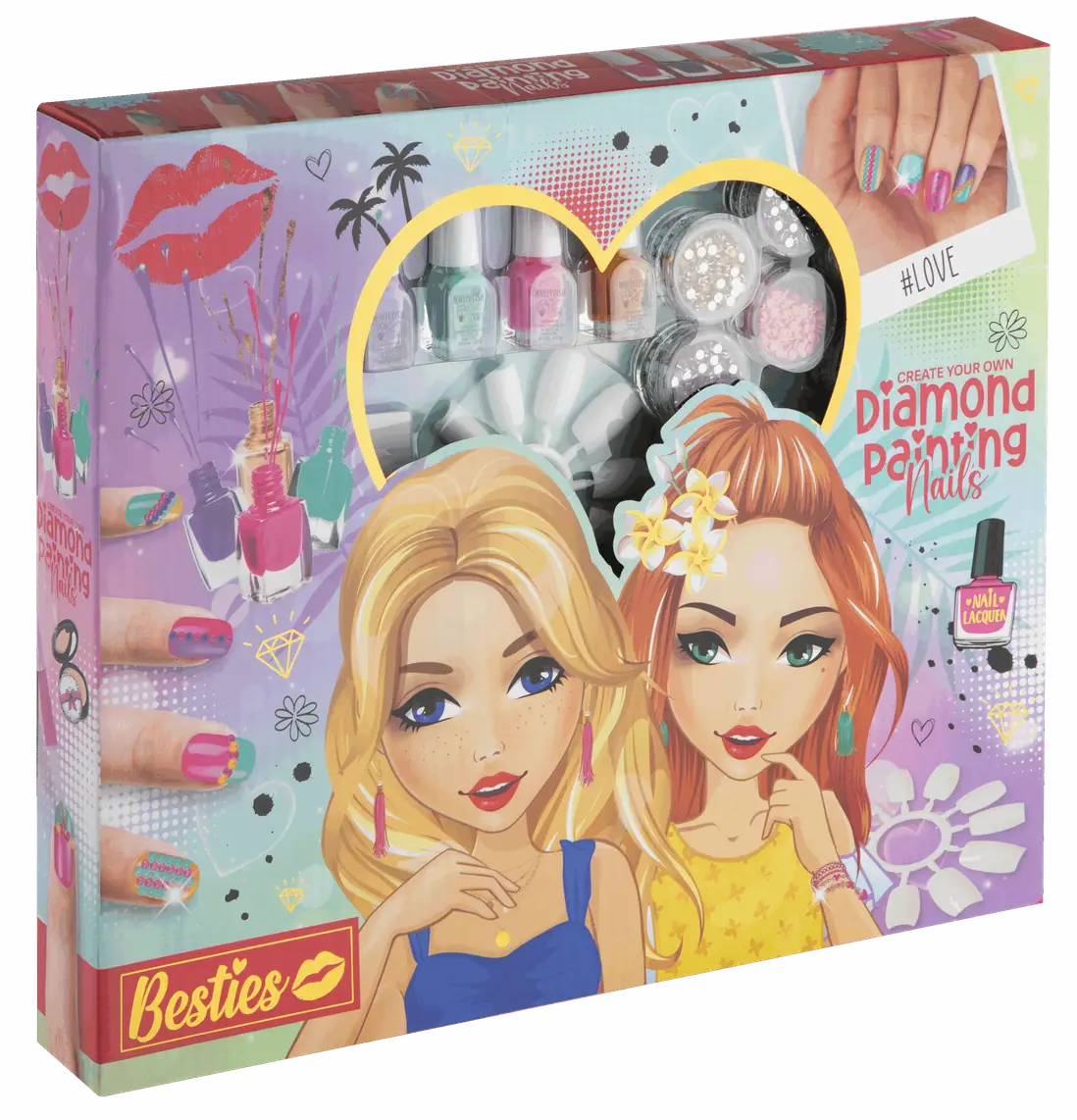 BESTIES Diamond Painting Nail set (30x25cm)