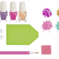 BESTIES Diamond Painting Nail set (30x25cm)