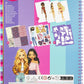 BESTIES Fashion design book A4 incl stickers&stencils,2ass