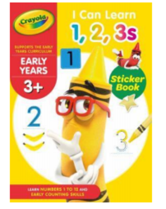 Centrum Crayola I Can Learn 1,2,3's 3+ Wipe Clean