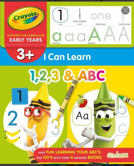 Centrum Crayola I Can Learn 1,2,3 & ABC Activity Case