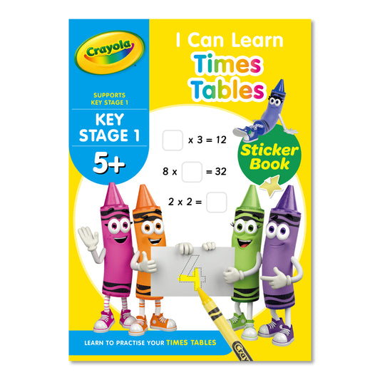 Centrum Crayola I Can Learn Times Table 5+ Wipe Clean