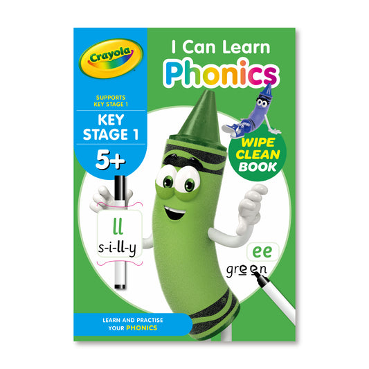 Centrum Crayola I Can Learn Phonics 5+ Wipe Clean