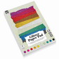 CRAFT ID A4 GLITTER PAD, 180 GSM, 10 SHEETS, 10 COLOURS